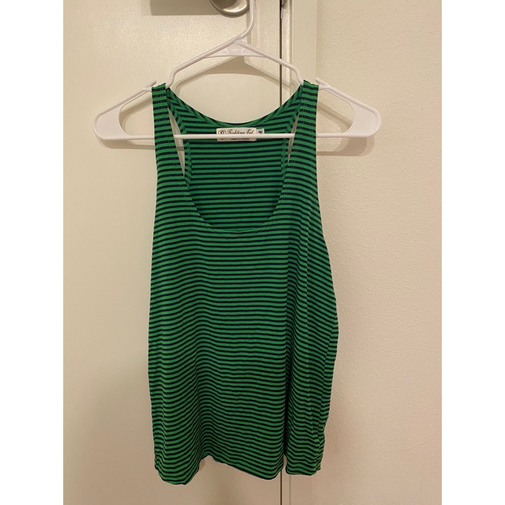 Fighting Eel Tank in Zeta Stripes - Size Medium